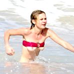 Fourth pic of Celebrities fuck like pornstars! - Kirsten Dunst tits on beach