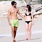 Second pic of Emma Watson on the beach in the Caribbean