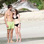 Third pic of Emma Watson on the beach in the Caribbean