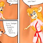 Second pic of Chip and Dale with Gadget orgy - VipFamousToons.com