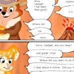 Third pic of Chip and Dale with Gadget orgy - VipFamousToons.com