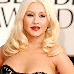 Third pic of Christina Aguilera sexy posing at Golden Globe Awards 2011