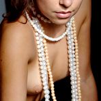 Fourth pic of Nude Teen Posing With Pearls - Erotiq Links
