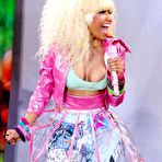 Second pic of Nicki Minaj titslip on the stage
