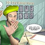 Third pic of 3D gay world pictures: fabulous gay comics and anime fantasy stories about the hottest gay male dream works studio