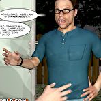 Second pic of Computer geek's visit 3D gay hentai comics about first time hardcore of young muscle college boyfriend or anime cartoon hunk man suck ass & huge cock of twink guy: crazy penis cocksucker toon story