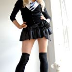 First pic of Blonde With Nice Tits Wearing A Coed Uniform - Erotiq Links