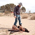 Second pic of SexPreviews -  Bonnie Rotten in fantasy cowboy roleplay is rope bound and fucked