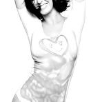 Second pic of Katy Perry sexy posing black-and-white scans