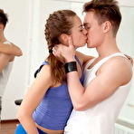 Second pic of Amazing teenage cutie seduced by her nasty fitness coach