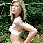 Second pic of ThinFetish.com - Skinny Tia naked in the woods