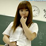 Third pic of Amazing japanese schoolgirl posing in the classroom