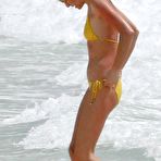 Third pic of Kate Bosworth in yellow bikini on the beach in Mexico