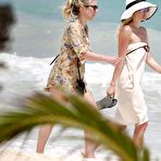 Fourth pic of Kate Bosworth in yellow bikini on the beach in Mexico