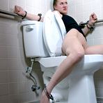 Second pic of SexPreviews - Bonnie Day is handcuff bound on a toilet and humiliated