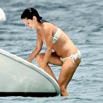 Fourth pic of Rachel Bilson pregnant in bikini on a boat in Barbados