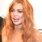 Second pic of Lindsay Lohan in long dress paparazzi shots