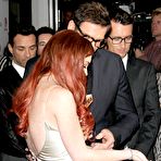 Second pic of Lindsay Lohan in tight dress at premiere