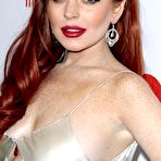 Fourth pic of Lindsay Lohan in tight dress at premiere