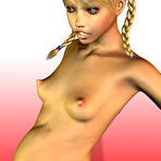 Second pic of 3D rendedered hot sexy virtual girls