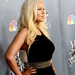 Second pic of Christina Aguilera at The Voice Season 4 Premiere