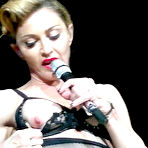 Third pic of Madonna exposed her tits on the stage