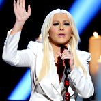 Fourth pic of Christina Aguilera at 39th Annual Peoples Choice Awards