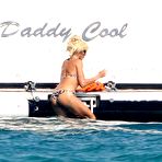 Second pic of Victoria Silvstedt side of boob and in bikini paparazzi shots