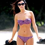 First pic of Lucy Mecklenburgh sexy in bikini on the Marbella beach in Spain