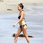 Fourth pic of Kate Hudson wearing a bikini at a beach in Malibu