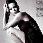 Fourth pic of Connie Nielsen sexy, topless and fully nude b-&-w scans