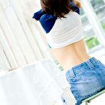 Third pic of Jun Kiyomi - Cute Asian teen model in a mini skirt