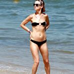 Second pic of Juliette Lewis in black bikini on the beach in mexico