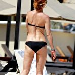 Third pic of Juliette Lewis in black bikini on the beach in mexico