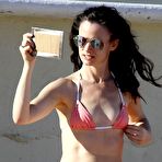 First pic of Juliette Lewis caught in bikini on the beach