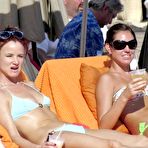 Second pic of Juliette Lewis caught in blue bikini on the beach in Mexico