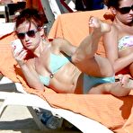 Fourth pic of Juliette Lewis caught in blue bikini on the beach in Mexico