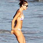 Second pic of Maria Menounos cleavage in bikini on the beach in Malibu