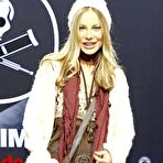 Third pic of Xenia Seeberg posing for paparazzi at premiere Jackass 3