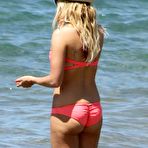 First pic of Ashley Tisdale sexy in pink bikini candids on Hawaii