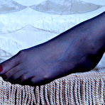 Second pic of NylonFeetLine :: Crystal exposing her lovely feet