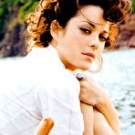 Fourth pic of Marion Cotillard sexy posing scans from mags
