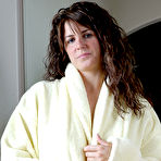 First pic of  Allover30women.com Presents:  Busty Mature Tori in a Bathrobe 
