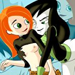 First pic of XL Toons || Kim Possible sucks on and gets cumblasted 