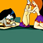 Fourth pic of XL Toons || Kim Possible sucks on and gets cumblasted 
