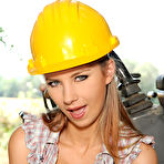 First pic of Katarina Hartlova Big Boob Construction Worker Builds Orgasm