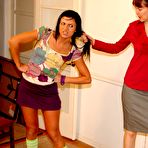 First pic of Ashli Orion spanked by Clare Fonda