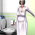 First pic of Hairy pussy of grandma 3D erotica: xxx hentai anime comics and fetish cartoons about old granny chubby housewife with nude big tits and fat belly vs young 18yo college guy with huge cock: 10-inch cock in unexpected ejaculation voyeur incident in a toilet
