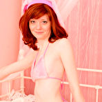 Second pic of Cute Pale Skin Redhead Teen Reveals Her Pink Nipples And Pink Pussy