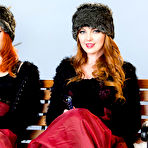 First pic of Dani Jensen and Marie McCray Redheads Heat up Winter Wonderland